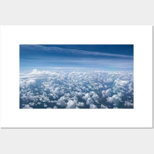 Clouds from the plane Posters and Art